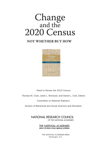 Change and the 2020 Census: Not Whether But How