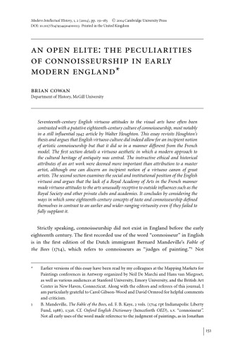 Modern Intellectual History (Volume 01, Issue 02, August 2004)