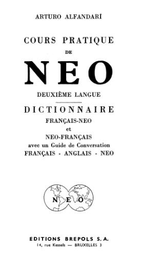 Cours pratique de neo  