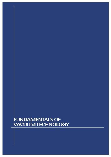 Fundamentals of Vacuum Technology