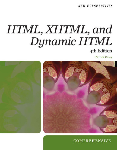 New Perspectives on HTML, XHTML, and Dynamic HTML (New Perspectives)