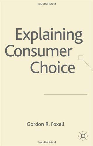 Explaining Consumer Choice  