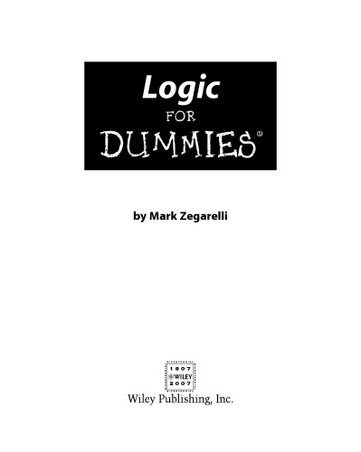 Logic For Dummies