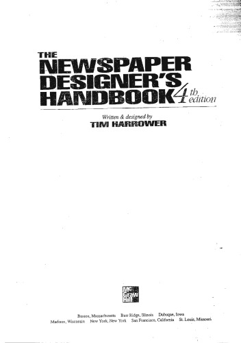 The Newspaper Designer's Handbook