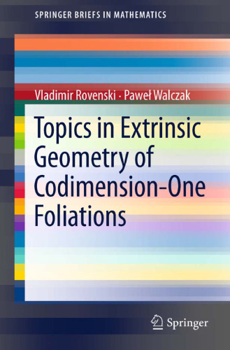 Topics in Extrinsic Geometry of Codimension-One Foliations 