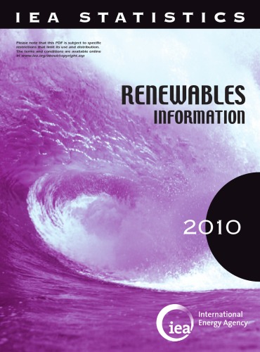 Renewables Information 2010 (IEA Statistics) 