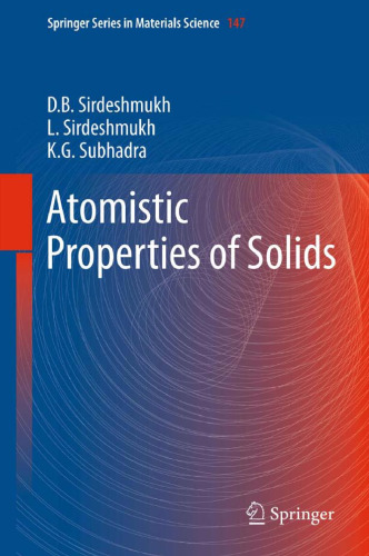 Atomistic Properties of Solids 