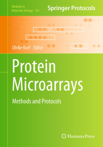 Protein Microarrays: Methods and Protocols