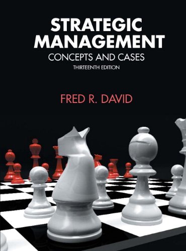 Strategic Management, 13th Edition    