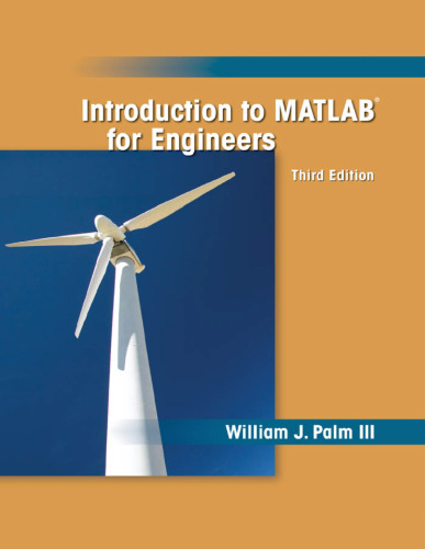 Introduction to MATLAB for Engineers, Third Edition    