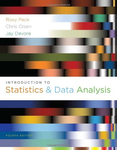 Introduction to Statistics and Data Analysis (Available Titles Aplia) (4th Edition)