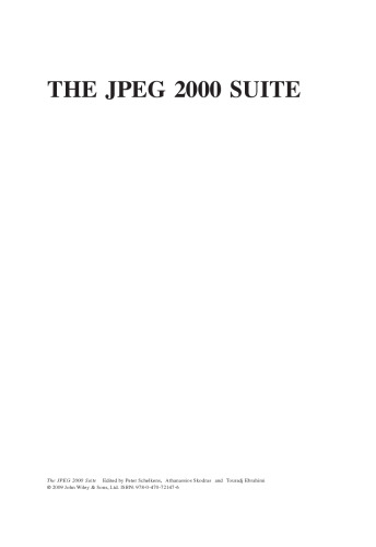 The JPEG 2000 Suite (The Wiley-IS&T Series in Imaging Science and Technology)    