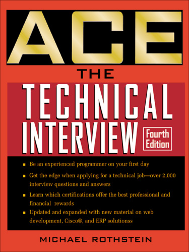 Ace the technical interview    