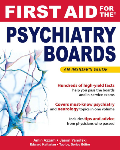 First Aid for the Psychiatry Boards