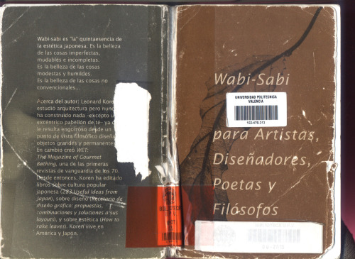 Wabi-Sabi para artistas, disenadores, poetas y filosofos