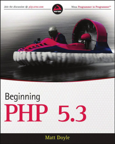 Beginning PHP 5.3