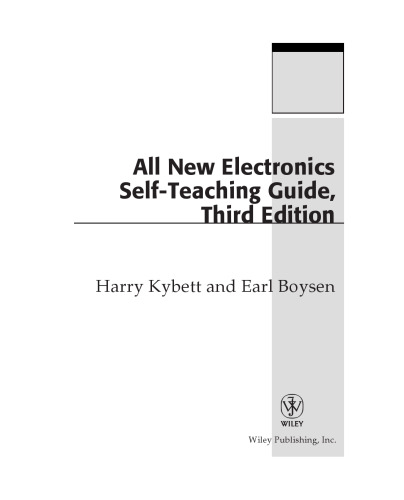 All New Electronics Self-Teaching Guide