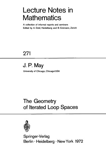 The geometry of iterated loop spaces