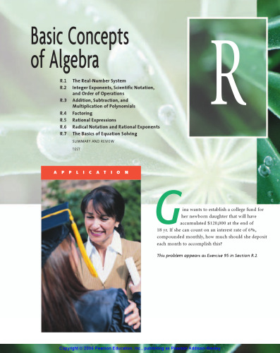 Algebra and Trigonometry