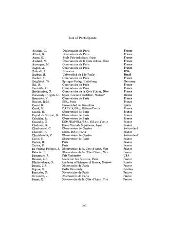 Physical processes in astrophysics Proceedings of a meeting in honour of Evry Schatzman held in Paris, France 22–24 September 1993