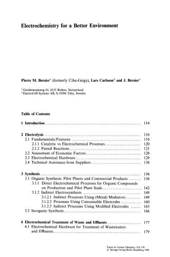 Electrochemistry V