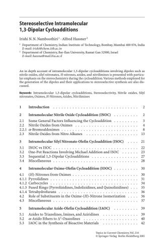 Stereoselective Heterocyclic Synthesis III