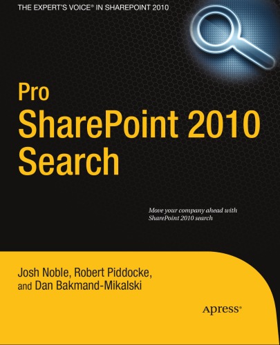 Pro SharePoint 2010 Search