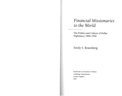 Financial Missionaries to the World