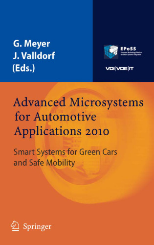 Advanced Microsystems for Automotive Applications 2010: Smart Systems for Green Cars and Safe Mobility