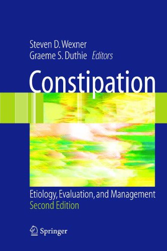 Constipation. Etiology, Evaluation and Mgmt