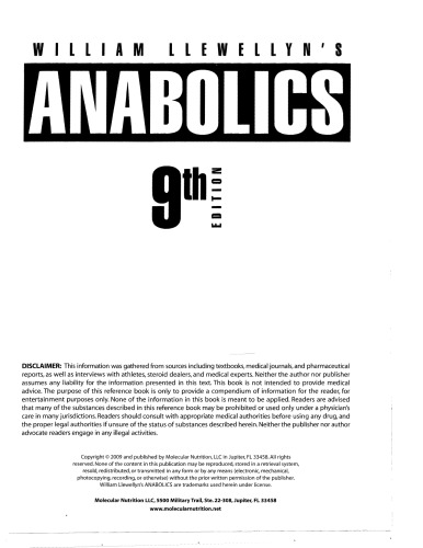 Anabolics 9th Edition