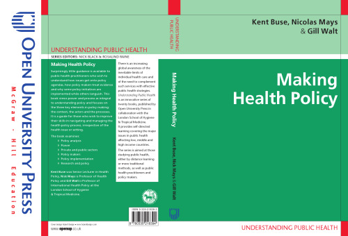 Making Health Policy (Understanding Public Health)