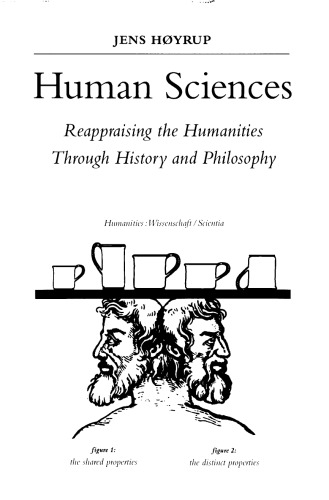 Human sciences: reappraising the humanities through history and philosophy