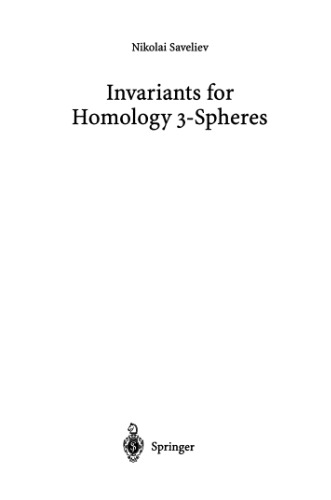 Invariants for homology 3-spheres