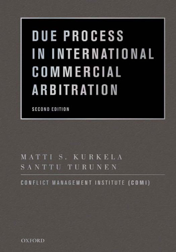 Due Process in International Commercial Arbitration