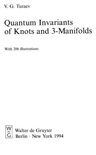 Quantum Invariants of Knots and 3-Manifolds