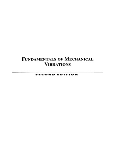 Fundamentals of Mechanical Vibration