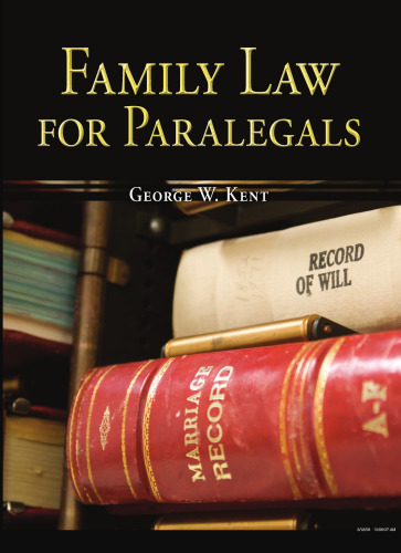 Family Law for Paralegals