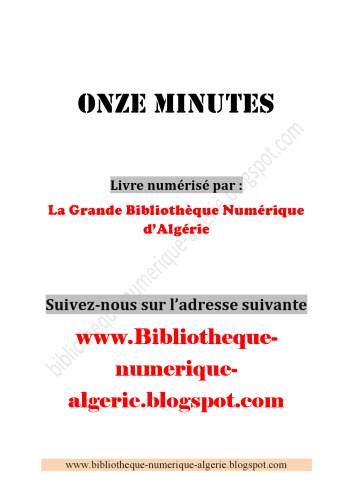 Onze minutes