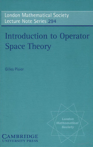 Introduction to Operator Space Theory