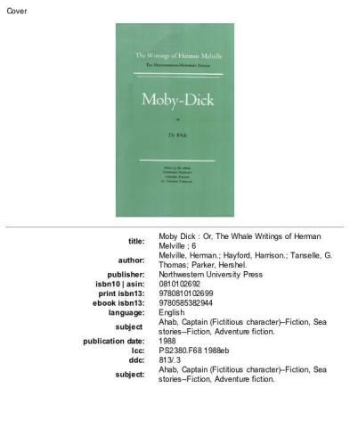 Moby Dick, or The Whale: Volume 6, Scholarly Edition (Melville)