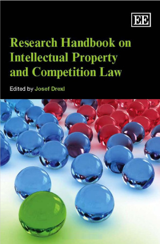 Research Handbook on Intellectual Property and Competition Law