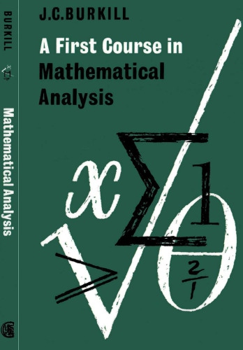 A First Course in Mathematical Analysis