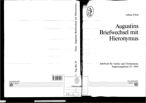 Augustins Briefwechsel mit Hieronymous (Jahrbuch fur Antike und Christentum)