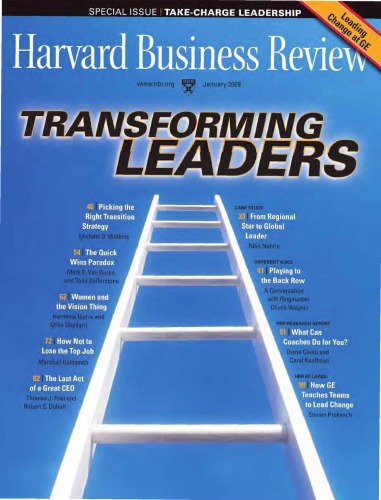 Harvard Business Review - January 2009