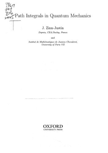 Path Integrals in Quantum Mechanics