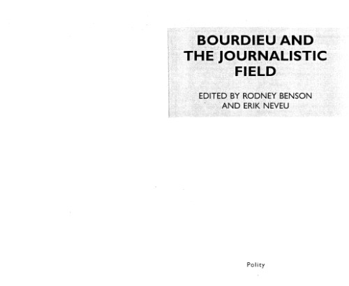 Bourdieu and the Journalistic Field