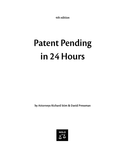 Patent pending in 24 hours