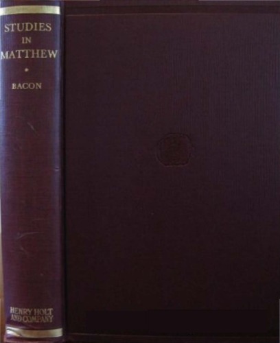 Studies in Matthew