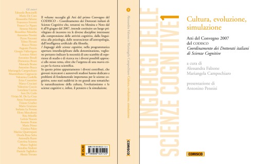 Cultura, evoluzione, simulazione. Atti del Convegno del CODISCO (2007)